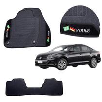 Tapete Borracha Vw Virtus 2017 A 2024 Impermeável Base Pinada Fácil Limpeza Tapete Borracha Vw Virtus 2017 A 2024 Impermeável Base Pinada Fácil Limpeza