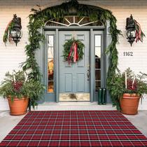 Tapete Bottalive Buffalo Plaid Outdoor 122x183 cm Vermelho Preto Tapete Bottalive Buffalo Plaid Outdoor 122x183 cm Vermelho Preto