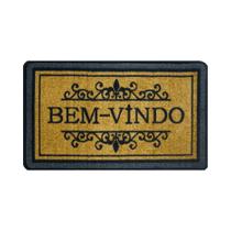 Tapete boucle bem vindo prestige 0,45 x 0,75