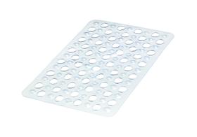 Tapete box 48x32cm plastico antiderrapante transparente primafer com ventosa