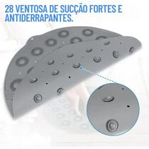 Tapete Box Banheiro Antiderrapante Massageador Pés silicone