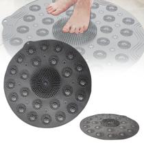 Tapete Box Lava Pé Antiderrapante Chuveiro Ventosa Banho Banheiro Vestiário - rcl