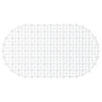 Tapete Box Oval Com Ventosa Corttex Attuale 37x67cm