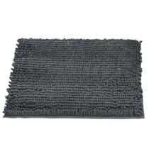Tapete Buettner Microfibra Antiderrapante Chenille Ginko 60cmx90cm Grafite Tapete Buettner Microfibra Antiderrapante Chenille Ginko 60cmx90cm Grafite