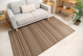Tapete buzios arraial marrom/azul 3,0 x 4,0