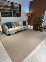 Tapete Buzios Lual Bege/Azul 73 0,66X2,40