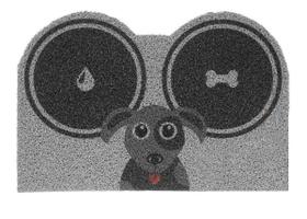 Tapete Cachorro Cão Pet Casa Capacho Hora do Lanche 60x40cm