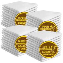 Tapete Cachorro Economico 60x60 30un - Kit com 4 pacotes