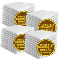 Tapete Cachorro Economico 60x60 50un - Kit com 4 pacotes Tapete Cachorro Economico 60x60 50un - Kit com 4 pacotes