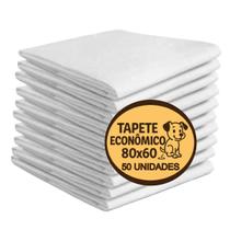 Tapete Cachorro Economico 80x60 - Pacote com 50 Un