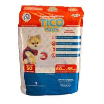 Tapete Cachorro TicoPads Expet 60x55 - Pacote com 50 Unidade