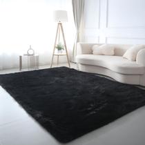Tapete CAIYUECS rosa fofo 150x210 cm de pele sintética ultramacia