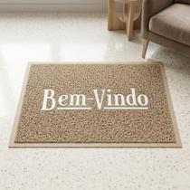 Tapete Cami Corttex Bem Vindo Emborrachado Tapete Cami Corttex Bem Vindo Emborrachado