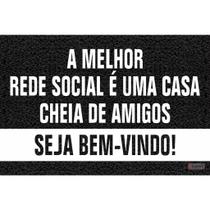 Tapete Capacho A Melhor Rede Social 60X40