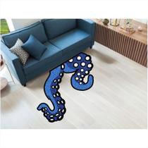 Tapete Capacho Animalia Polvo Tentáculos No formato 80X60 cm