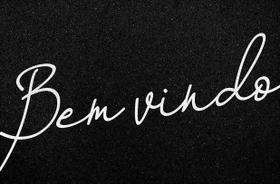 Tapete Capacho Antiderrapante 40x60 Vinil Bem Vindo Kapazi