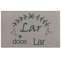 Tapete Capacho Areia Lar Doce Lar Verde - Antiderrapante Tapete Capacho Areia Lar Doce Lar Verde - Antiderrapante