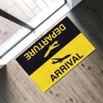 Tapete Capacho Arrival/Departure 60x40 - PRETO