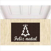 Tapete capacho árvore de natal cor marrom Tapete capacho árvore de natal cor marrom