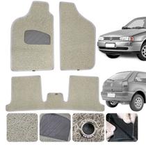 Tapete Capacho automotivo carro Gol G2 G3 G4 G5 G6 Highline Traseiro Inteirço Premium 3 peças