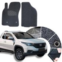 Tapete Capacho Automotivo para Nova Strada Cabine Simples 2020 a 2025 Linha Premium Sob Medida Personalizado Grafite Tapete Capacho Automotivo para Nova Strada Cabine Simples 2020 a 2025 Linha Premium Sob Medida Personalizado Grafite