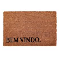 Tapete Capacho Bem Vindo Antiderrapante Luxo 40x60cm - Yangzi