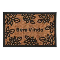 TAPETE CAPACHO BEM VINDO EMBORRACHADO FIBRA COCO 60x40cm