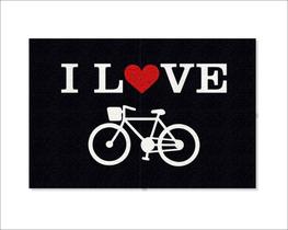 Tapete Capacho Bicicleta I Love Tapete Capacho Bicicleta I Love