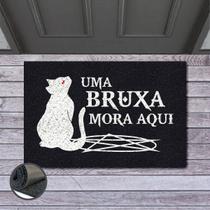 Tapete Capacho Bruxa Estrela Cinco 60x40 Pentagrama Hallowen Tapete Capacho Bruxa Estrela Cinco 60x40 Pentagrama Hallowen
