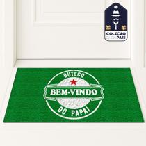 Tapete Capacho Buteco do Papai 80x40cm Verdinha Cerveja Beer Tapete Capacho Buteco do Papai 80x40cm Verdinha Cerveja Beer