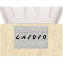 Tapete Capacho C a f o f o / Cafofo 60X40cm.