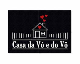 Tapete Capacho Casa Da Vó E Do Vô