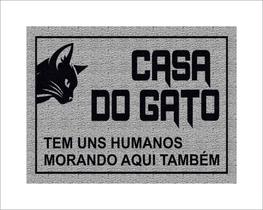 Tapete Capacho Casa Do Gato