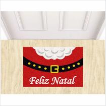 Tapete capacho cinto papai noel, decoração de natal Tapete capacho cinto papai noel, decoração de natal