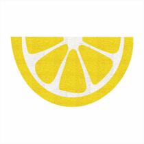 Tapete Capacho Da Fruta Limão Siciliano 70X40 cm No formato.
