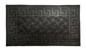 Tapete Capacho de Borracha 033x060 Ecco-5 - Preto - Edantex