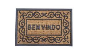 Tapete Capacho de Entrada Bem Vindo 40 x 60 cm - Clink