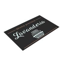 Tapete Capacho de Lavanderia Cesto 60x40 Antiderrapante Tapete Capacho de Lavanderia Cesto 60x40 Antiderrapante