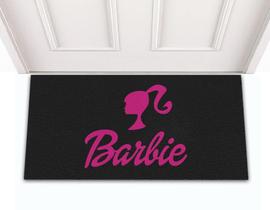 Tapete Capacho de Porta Entrada Decorativo Divertido Infantil Boneca Barbie 60x30