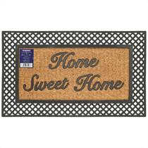 Tapete Capacho de Porta Fibra de Coco Grande Antiderrapante Entrada 75x50cm