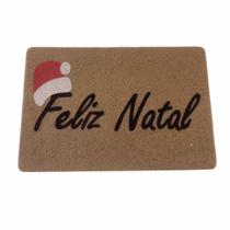 Tapete Capacho Decoração Natal Feliz Natal Gorro Noel