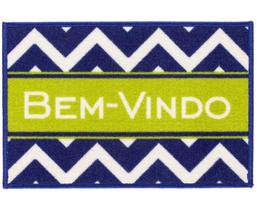 Tapete Capacho Decorativo Bem Vindo Para Porta Entrada Antiderrapante