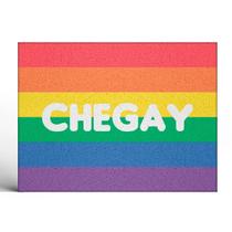 Tapete Capacho Decorativo Chegay Fundo Colorido