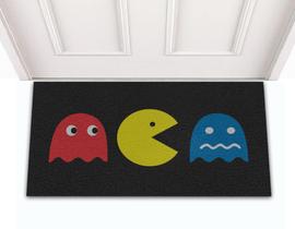 Tapete Capacho Decorativo Divertido Game Pacman 60x30