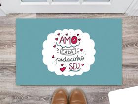 Tapete Capacho Decorativo Entrada Porta Sala Amo Cada Pedacinho Seu Tapete Capacho Decorativo Entrada Porta Sala Amo Cada Pedacinho Seu