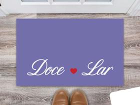 Tapete Capacho Decorativo Entrada Porta Sala Doce lar Colorido Tapete Capacho Decorativo Entrada Porta Sala Doce lar Colorido