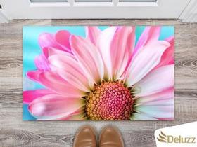 Tapete Capacho Decorativo Entrada Porta Sala Flor