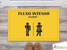 Tapete Capacho Decorativo Entrada Porta Sala Fluxo intenso, seja rápido Tapete Capacho Decorativo Entrada Porta Sala Fluxo intenso, seja rápido