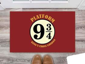 Tapete Capacho Decorativo Entrada Porta Sala Hogwarts Express Tapete Capacho Decorativo Entrada Porta Sala Hogwarts Express