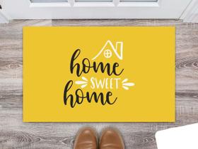 Tapete Capacho Decorativo Entrada Porta Sala Home Sweet Home Colorido Tapete Capacho Decorativo Entrada Porta Sala Home Sweet Home Colorido